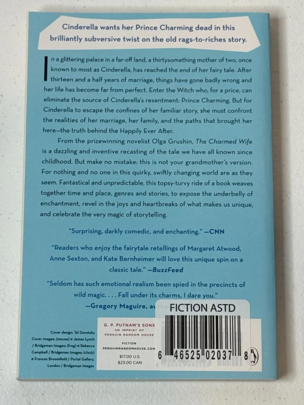 The Charmed Wife by Olga Grushin Paperback Fairy Tale Retelling Novel